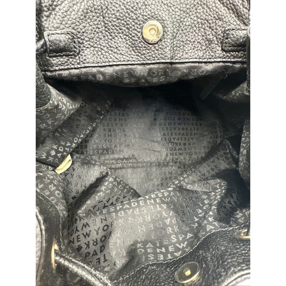 Kate Spade WKRU3939 Black Pebble Leather Mulberry Street Breezy Small Backpack main image 7